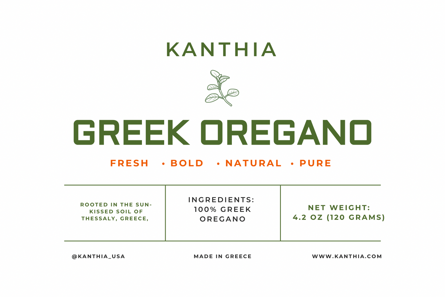 Pure Greek Oregano