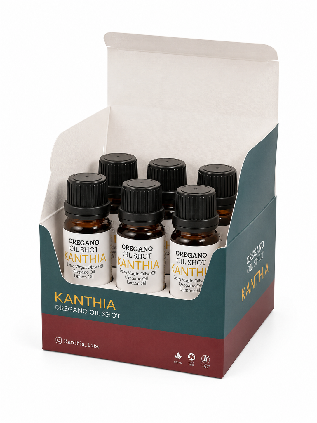 KANTHIA Oregano Oil Shot (10ml) 6 Pack