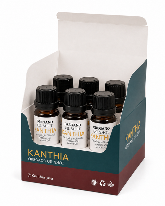 KANTHIA Oregano Oil Shot (10ml) 6 Pack