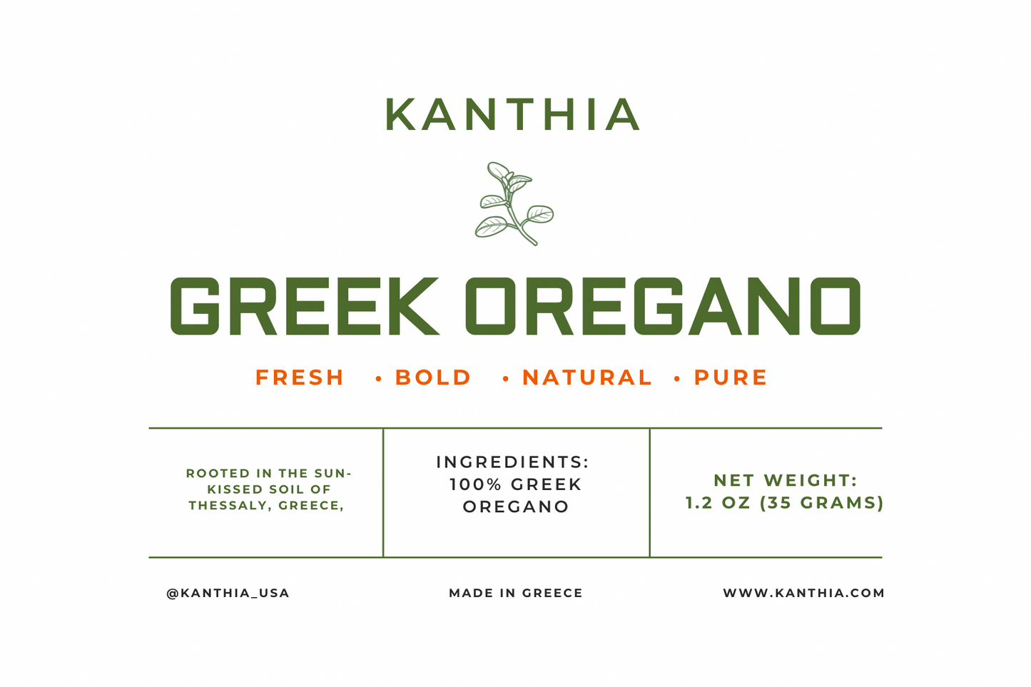 Pure Greek Oregano